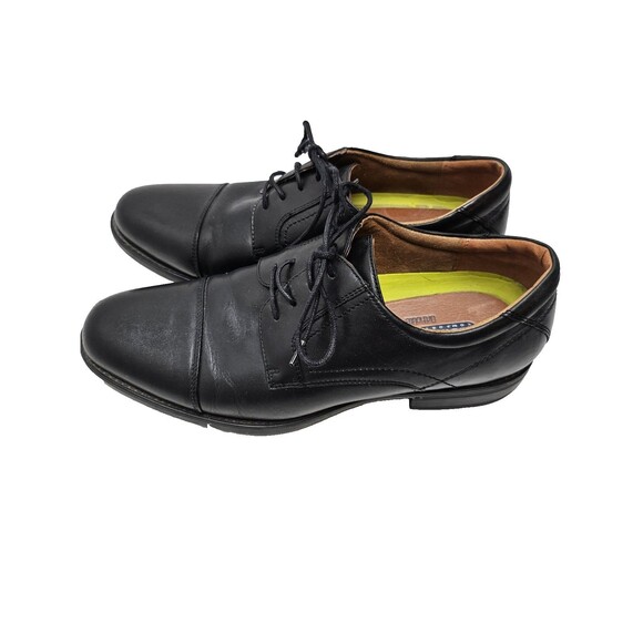 Florsheim Imperial Mens Shoes 10.5 D Black Leather Wingtip Oxford Italy main image 4